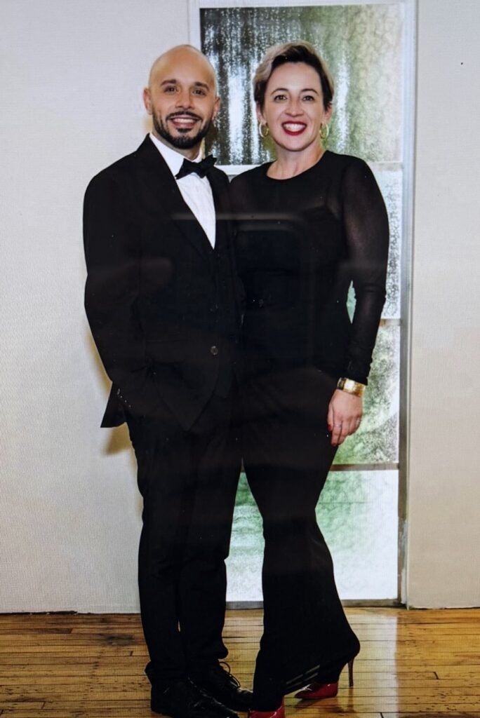 Frank Martinez Lopez, Executive Director, Enlace de Familias, is joined by Jolanta Rumierz, Community Support Specialist, DCF 