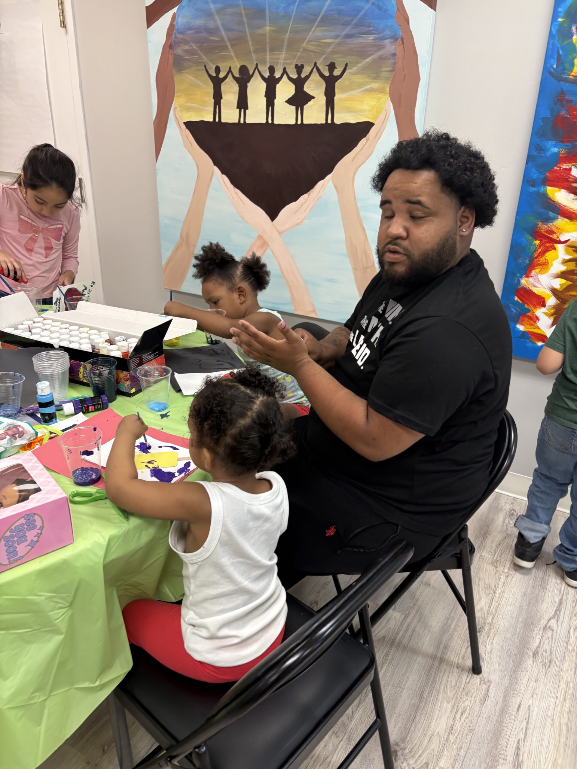 crafts at Fitchburg FRC Father's Day event