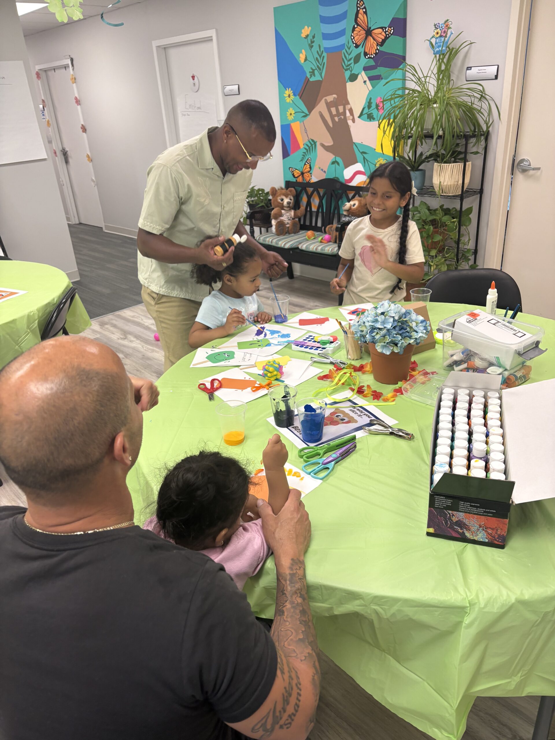Crafts at Fitchburg FRC Father's Day event
